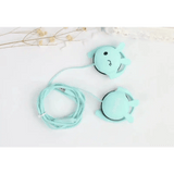 Cute Bunny Earphones: High - Quality ABS Over - Ear Headphones snake - label