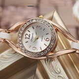 Diamond Bracelet Watch with Elegant Diamond - Encrusted Dial snake - label