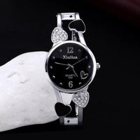 Diamond British Watch - Elegant Round Quartz Timepiece snake - label