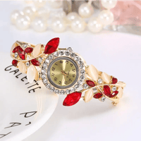 Diamond Ladies Bracelet Watch with Quartz Movement and Conical Crown snake - label