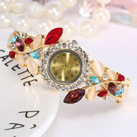 Diamond Ladies Bracelet Watch with Quartz Movement and Conical Crown snake - label