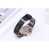 Digital Mesh Band Watches - Stylish 40mm Slim Profile Pointer Display Timepiece - snake - label