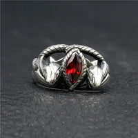 Double Snake Balach Ring | 925 Silver Lord of the Rings, Aragorn Design - snake - label