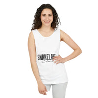 **Eco-Friendly Relaxed Fit Garment-Dyed Tank Top - 100% Ringspun Cotton** - White / XS - Tank Top