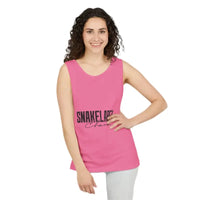 **Eco-Friendly Relaxed Fit Garment-Dyed Tank Top - 100% Ringspun Cotton** - Crunchberry / S - Tank Top