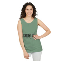 **Eco-Friendly Relaxed Fit Garment-Dyed Tank Top - 100% Ringspun Cotton** - Light Green / S - Tank Top