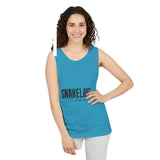 **Eco-Friendly Relaxed Fit Garment-Dyed Tank Top - 100% Ringspun Cotton** - Sapphire / S - Tank Top