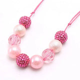 Elegant Round Bead Chain Beaded Necklace with Adjustable Fit & Natural Materials snake - label