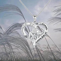 Elephant Necklace with Trendy Zodiac Pendant & High - Quality Alloy snake - label