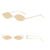 Elliptical Sunglasses for Women | UV400 Lens, Vintage Design snake - label