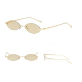 Elliptical Sunglasses for Women | UV400 Lens, Vintage Design snake - label