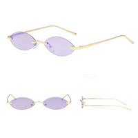 Elliptical Sunglasses for Women | UV400 Lens, Vintage Design snake - label