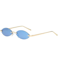 Elliptical Sunglasses for Women | UV400 Lens, Vintage Design snake - label