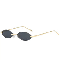 Elliptical Sunglasses for Women | UV400 Lens, Vintage Design snake - label