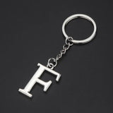 English Alphabet Personalized Zinc Alloy Keychain - Stylish Design, 15g & 9.7cm Length snake - label