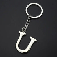 English Alphabet Personalized Zinc Alloy Keychain - Stylish Design, 15g & 9.7cm Length snake - label