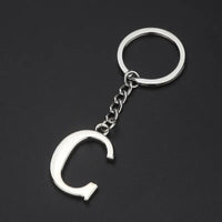 English Alphabet Personalized Zinc Alloy Keychain - Stylish Design, 15g & 9.7cm Length snake - label