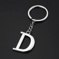 English Alphabet Personalized Zinc Alloy Keychain - Stylish Design, 15g & 9.7cm Length snake - label