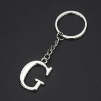 English Alphabet Personalized Zinc Alloy Keychain - Stylish Design, 15g & 9.7cm Length snake - label