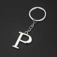 English Alphabet Personalized Zinc Alloy Keychain - Stylish Design, 15g & 9.7cm Length snake - label