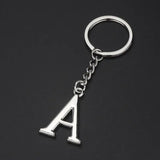 English Alphabet Personalized Zinc Alloy Keychain - Stylish Design, 15g & 9.7cm Length snake - label