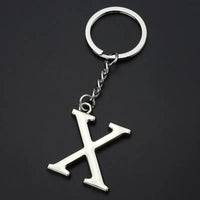 English Alphabet Personalized Zinc Alloy Keychain - Stylish Design, 15g & 9.7cm Length snake - label