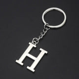 English Alphabet Personalized Zinc Alloy Keychain - Stylish Design, 15g & 9.7cm Length snake - label