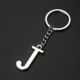 English Alphabet Personalized Zinc Alloy Keychain - Stylish Design, 15g & 9.7cm Length snake - label