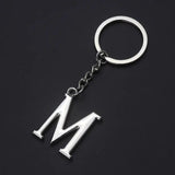 English Alphabet Personalized Zinc Alloy Keychain - Stylish Design, 15g & 9.7cm Length snake - label