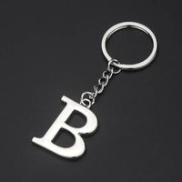 English Alphabet Personalized Zinc Alloy Keychain - Stylish Design, 15g & 9.7cm Length snake - label