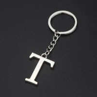 English Alphabet Personalized Zinc Alloy Keychain - Stylish Design, 15g & 9.7cm Length snake - label