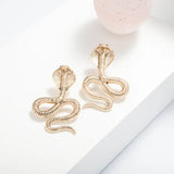 Exaggerated Snake Earrings with Animal - Inspired Design & Gift Box - Trendy Women's Jewelry snake - label