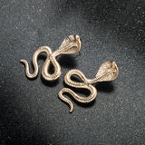 Exaggerated Snake Earrings with Animal - Inspired Design & Gift Box - Trendy Women's Jewelry snake - label