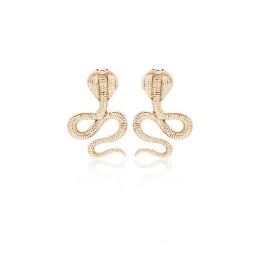 Exaggerated Snake Earrings with Animal - Inspired Design & Gift Box - Trendy Women's Jewelry snake - label