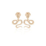 Exaggerated Snake Earrings with Animal - Inspired Design & Gift Box - Trendy Women's Jewelry snake - label