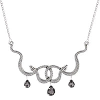 Exquisite Snake Element Necklace with Clavicle Chain snake - label