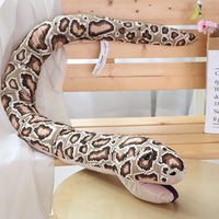 Farmer And Python Simulation Snake Plush Puppet Toy - Pictured - toys