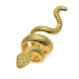 Fashion Metal Snake Ring with European American Style & Snake Type Design: Alloy, Electroplated, Semi - Precious Stones snake - label