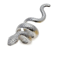 Fashion Metal Snake Ring with European American Style & Snake Type Design: Alloy, Electroplated, Semi - Precious Stones snake - label