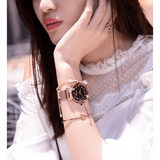 Fashion Sky Watches: Analog Quartz Movement with Magnetic Mesh Band snake - label