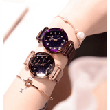 Fashion Sky Watches: Analog Quartz Movement with Magnetic Mesh Band snake - label