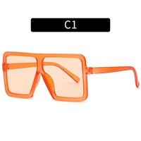 Fashion Square Sunglasses: UV400 Protection & Trendy Frame Design snake - label