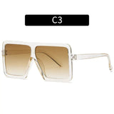 Fashion Square Sunglasses: UV400 Protection & Trendy Frame Design snake - label