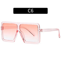 Fashion Square Sunglasses: UV400 Protection & Trendy Frame Design snake - label