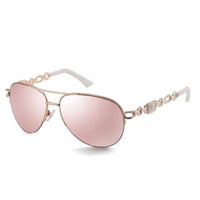 Fashion Trend Sunglasses: UV400 Protection, Metal Frame, PC Lenses snake - label