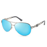 Fashion Trend Sunglasses: UV400 Protection, Metal Frame, PC Lenses snake - label