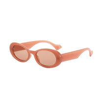 Fashionable Oval Sunglasses | High - Quality PC Frame | UV400 Protection snake - label