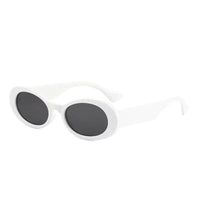 Fashionable Oval Sunglasses | High - Quality PC Frame | UV400 Protection snake - label