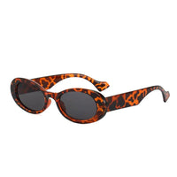 Fashionable Oval Sunglasses | High - Quality PC Frame | UV400 Protection snake - label