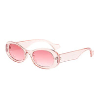 Fashionable Oval Sunglasses | High - Quality PC Frame | UV400 Protection snake - label